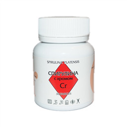 Спирулина с хромом, 30 капсул
