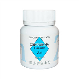 Спирулина с цинком, 30 капсул